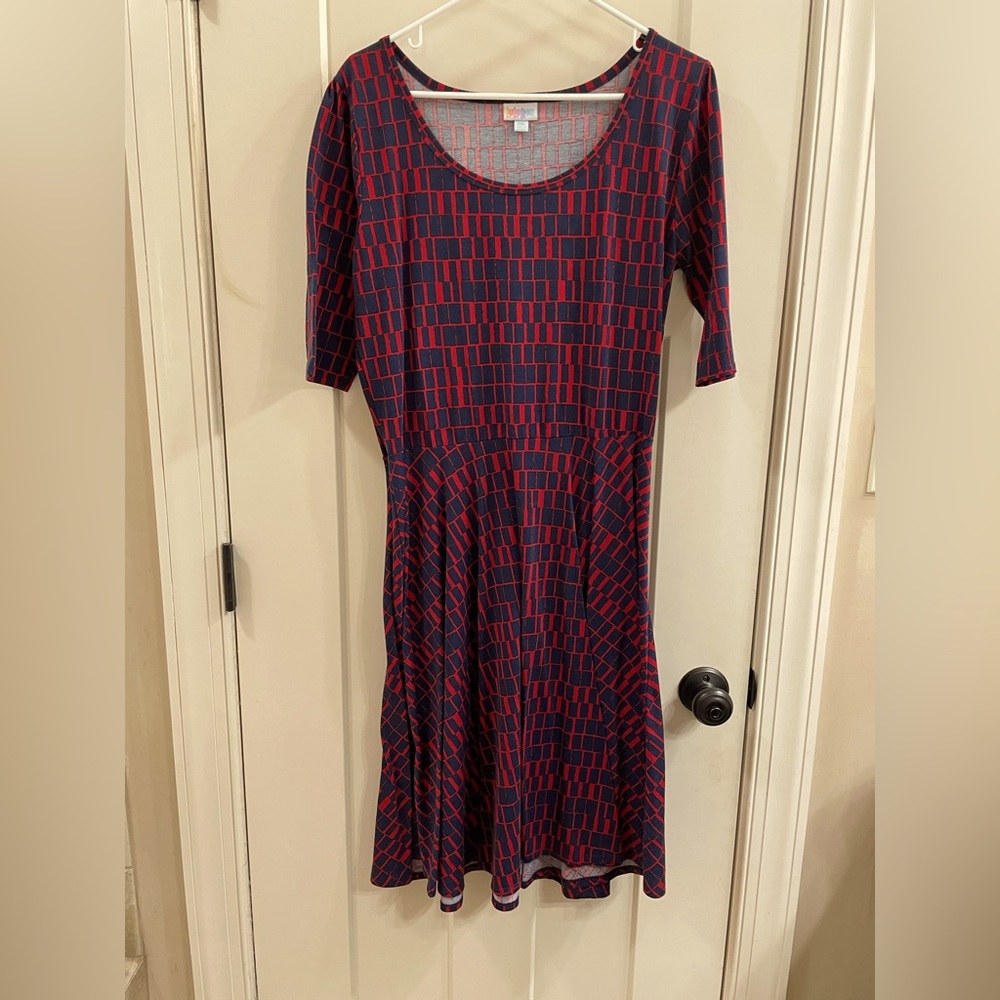 LuLaRoe Nicole Dress, 2xl,